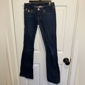 True Religion Dark Blue Flare Jeans
